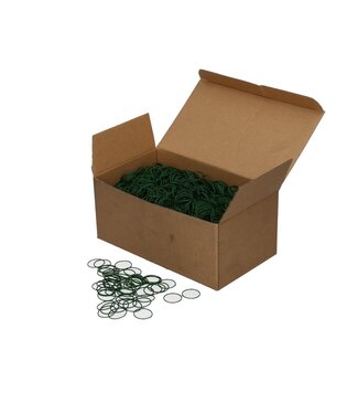 4A Anneaux d'œillet vert foncé | Diamètre 20 millimètres | Par kilo