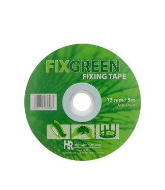 4A Bloemisterij Fix Tenax Tape | Kleur: Groen | Breedte 15 millimeter | Lengte 5 meter | Per rol