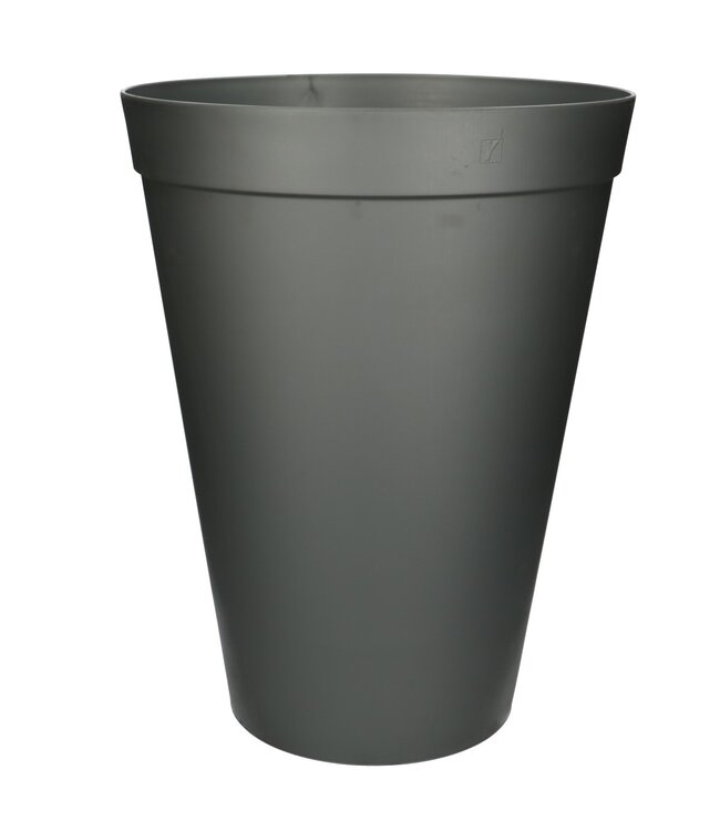 Vase en plastique | Couleur : Gris | Diamètre 30 centimètres | Hauteur 40 centimètres | Contenance 17 litres | Par vase