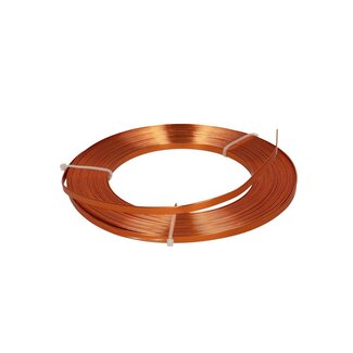 4A Orange Flat Aluminium Wire | Width 5 millimetres | Length 10 metres | Per piece