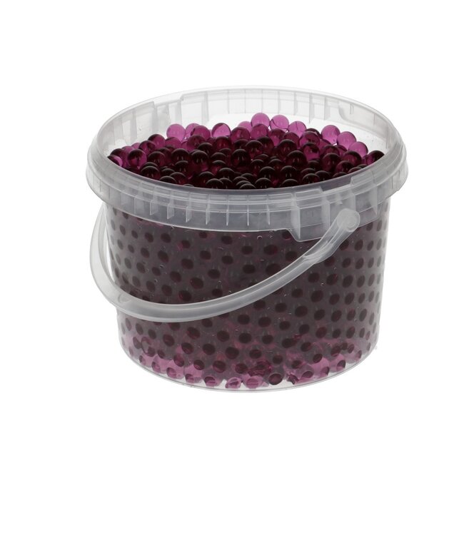 Perles de Décogel Garnering | Couleur : Fuchsia | Diamètre 9 millimètres | Contenu 2,5 litres | Par pièce