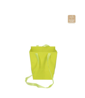 4A Taschen „Elegant“ | Farbe: Apfelgrün | Länge 12,5 - 16,5 Zentimeter | Höhe 18 Zentimeter | Pro 10 Taschen