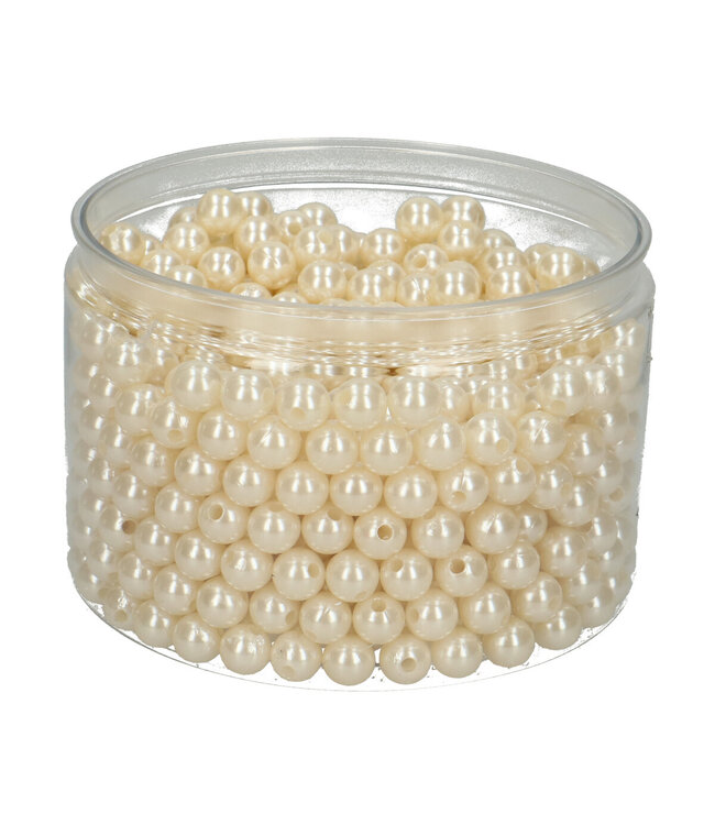 Dekorationsperlen | Farbe: Champagner | Durchmesser 10 Millimeter | Pro 600 Perlen bestellbar