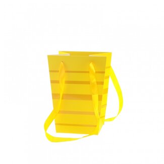 4A Sacs « Ellen » | Couleur : Jaune | Longueur 15 centimètres | Largeur 11 centimètres | Hauteur 20 centimètres | Par 10 sacs