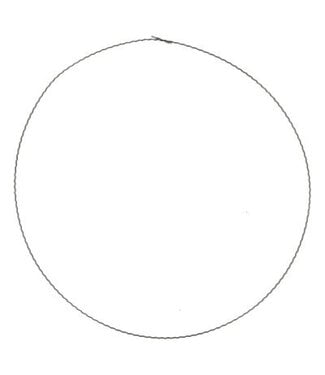 4A Floristry Metal Ring | Colour: Silver-coloured | Diameter 40 centimetres | Per 50 rings