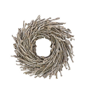 4A Half Botay Wreath | Colour: Grey | Diameter 40 centimetres | Per wreath