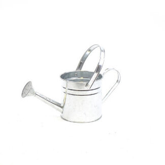 4A Zinc Watering Can | Colour: Silver-coloured | Diameter 14.5 centimetres | Height 14.5 centimetres | Per 4 cans