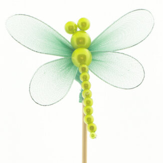 4A Libelle Stake Orient | Colour: Green | Diameter of libelle 8 centimetres | Length of stake ± 50 centimetres | Per 25 stakes