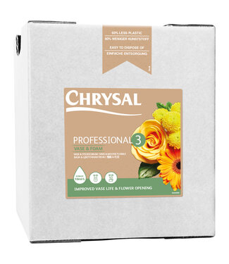 4A Entretien Chrysal Professional 3 | Dosage 10 millilitres pour 1 litre | Contenu 10 litres | Par bouteille