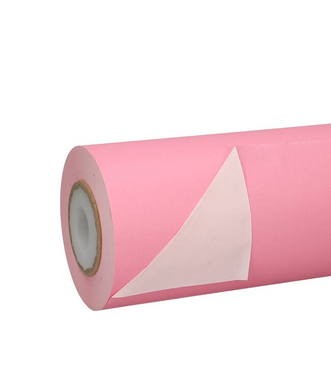 Papier en rouleau | Couleur : Rose | Largeur 25 centimètres | 50 grammes/m2 | Poids 1,25 kilo | Par rouleau