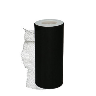 4A Black Tulle Ribbon | Width 150 millimetres | Length 23 metres | Per piece