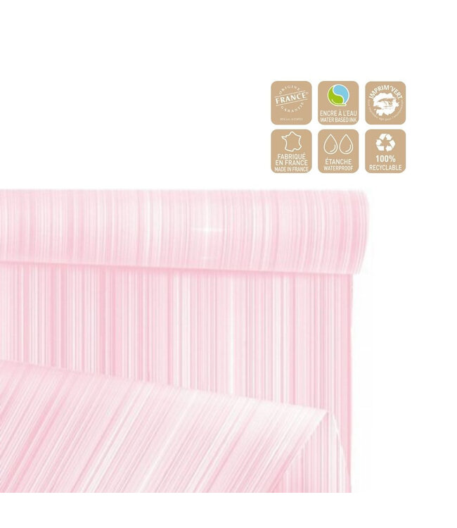 Film on Roll "Ritmic" | Colour: Pink | Width 80 centimetres | Length 40 metres | Per roll