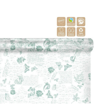 4A Film on Roll "Romance" | Colour: Green | Width 80 centimetres | Length 100 metres | Per roll