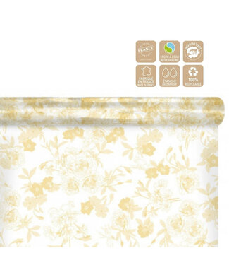 4A Film sur Rouleau "Foresty" | Couleur : Beige | Largeur 80 centimètres | Longueur 100 mètres | Par rouleau