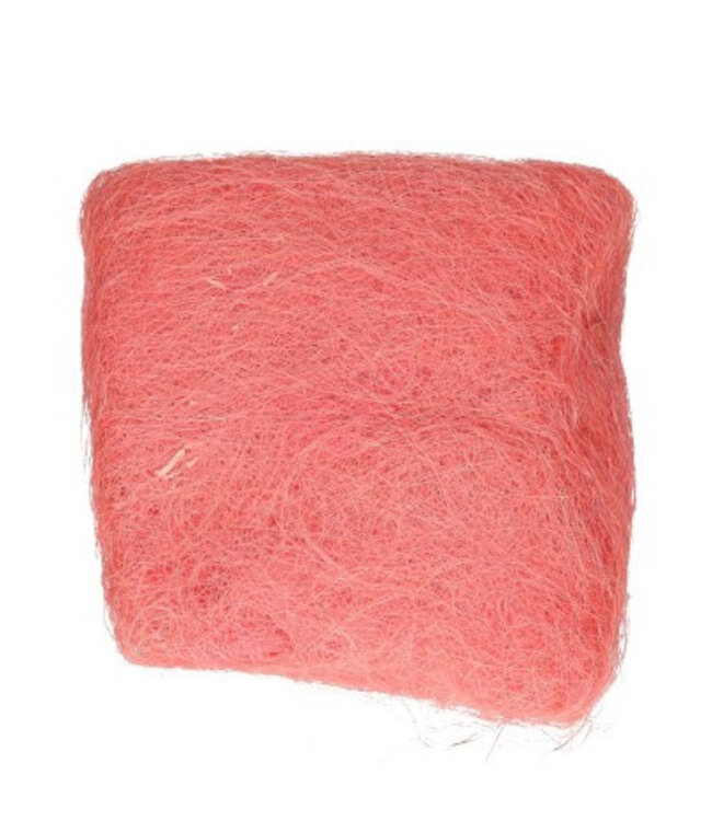 Dekoration Sisal | Farbe: Hellrosa | Pro 250 Gramm bestellbar