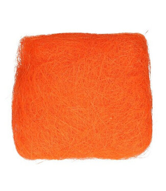 4A Decoration Sisal | Colour: Orange | Per 250 grams