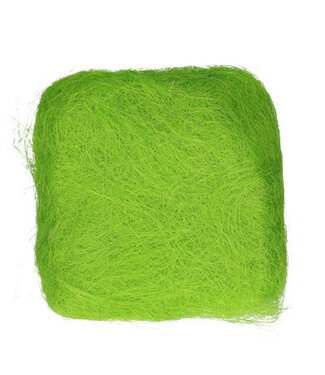 4A Dekoration Sisal | Farbe: Hellgrün | Pro 250 Gramm