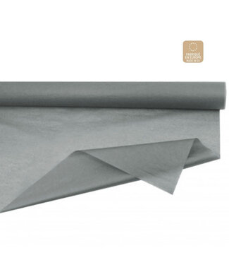 4A Silk Paper on roll | Colour: Grey | Width 75 centimetres | Length 50 metres | 28 grams/m2 | Per roll