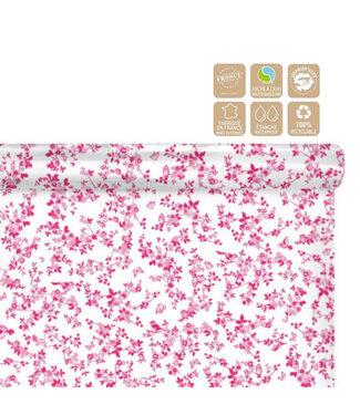 4A Film en rouleau “Birds” | Couleur : Fuchsia | Largeur 80 centimètres | Longueur 100 mètres | Par rouleau