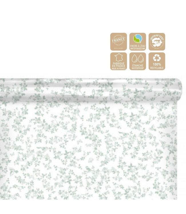 Film on Roll "Birds" | Colour: Green | Width 80 centimetres | Length 100 metres | Per roll