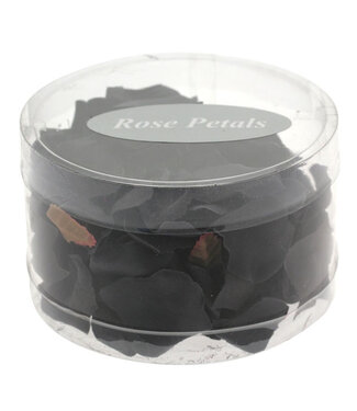 4A Rose petals artificial flowers | Colour: Black | Per 150 rose petals