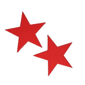 4A Red Oasis Colour Star | Diameter 25 centimetres | Per 2 pieces