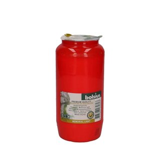 4A Grave Candle | Colour: Red | Diameter 6 centimetres | Height 14 centimetres | Per 24 candles