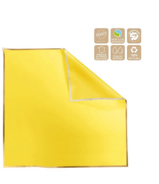 4A Folie Vel „Cachotier“ | Farbe: Gelb | Breite 70 Zentimeter | Länge 70 Zentimeter | Pro 100 Blätter