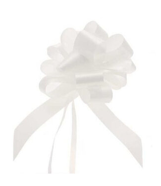 4A Natural White Pull Bow Ribbon | Width 30 millimetres | Per 30 pieces