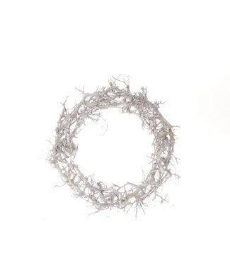 4A Bonsai Wreath with LED lights | Colour: Natural White | Diameter 30 centimetres | Per wreath