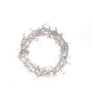 4A Bonsai Wreath with LED lights | Colour: Natural White | Diameter 40 centimetres | Per wreath
