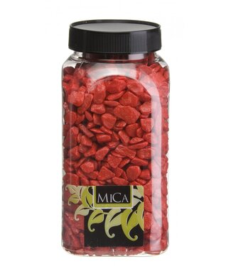 4A Garnering Granulat | Farbe: Rot | Durchmesser 10 - 15 Millimeter | Inhalt 1 Kilo | Pro Stück