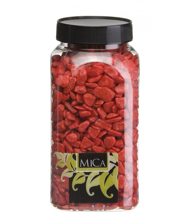 Garnering Grind | Couleur : Rouge | Diamètre 10 - 15 millimètres | Contenu 1 kilo | Par pièce