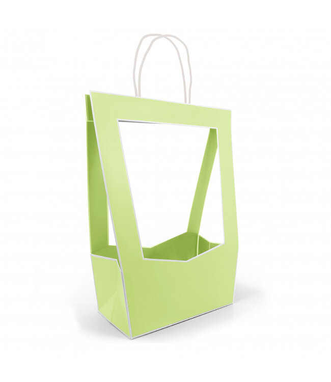 Taschen „Medaillon“ | Farbe: Grün | Länge 30 Zentimeter | Breite 16 Zentimeter | Höhe 50 Zentimeter | Pro 5 Taschen