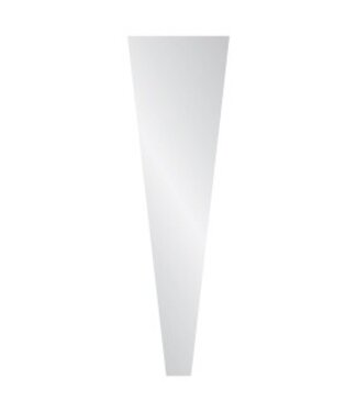 4A Covers for Single Rose | Colour: Transparent | Height 45 centimetres | Length 12 centimetres | Width 5 centimetres | Per 100 covers