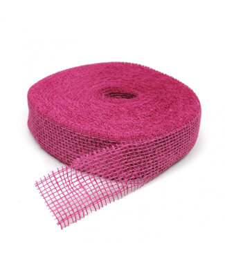 4A Fuchsia Jute Ribbon | Width 50 millimetres | Length 40 metres | Per piece