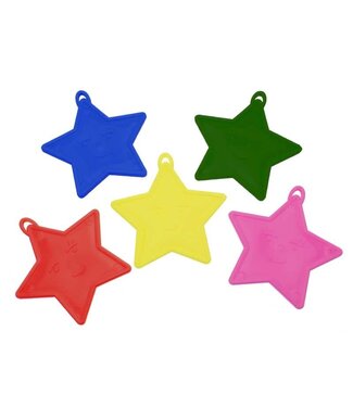 4A Fête ! Poids de Ballon en Forme d'Étoile | Couleur : Couleurs Mélangées | Par 50 poids