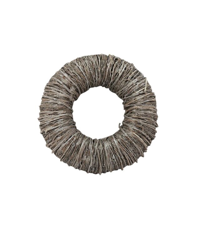 Couronne en Herbe de Mactan | Couleur : Blanc Naturel | Diamètre 25 centimètres | Par couronne