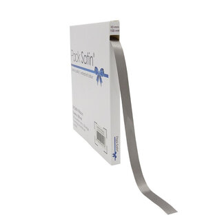 4A Silver Satin Ribbon | Width 10 millimetres | Length 100 metres | Per piece