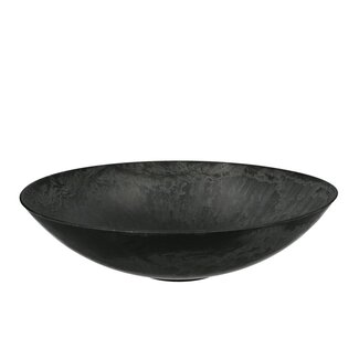 4A Melamine Plastic Bowl Plate | Colour: Grey | Diameter 35 centimetres | Height 9.5 centimetres | Per 12 bowls