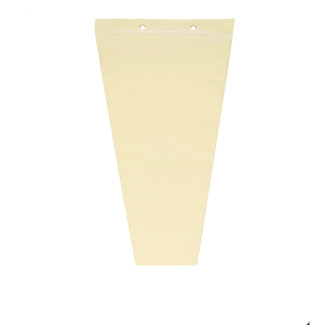 4A Hoezen Flowerpaper | Kleur: Crèmekleurig | Lengte 50 centimeter | Breedte 25 centimeter | Hoogte 10 centimeter | Per 50 hoezen