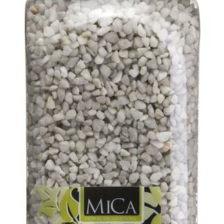 4A Gravier de Jardin | Couleur : Gris | Diamètre 2 - 4 millimètres | Contenu 1 kilo | Par pièce