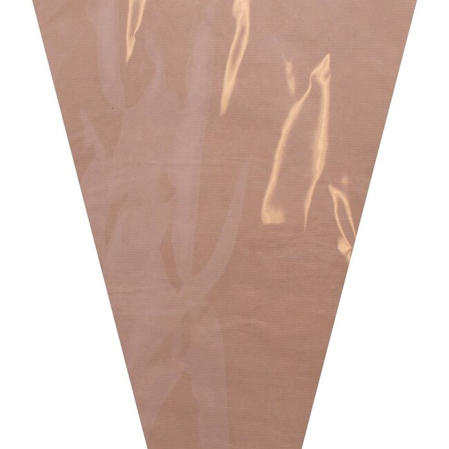 Housses Pure Basics | Couleur : Marron | Longueur 40 centimètres | Largeur 30 centimètres | Hauteur 12 centimètres | Par 50 housses