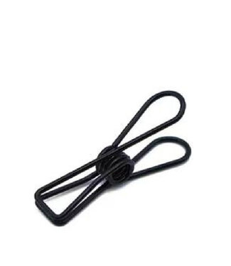4A Decorative Metal Peg | Colour: Black | Length 30 millimetres | Per 12 pegs