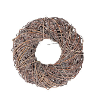 4A Twister Wreath | Colour: Brown | Diameter 35 centimetres | Per wreath