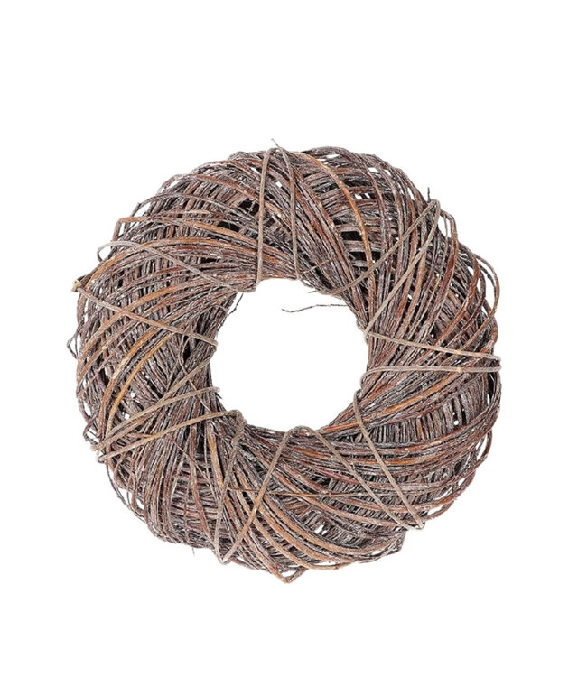 Couronne Twister | Couleur : Marron | Diamètre 35 centimètres | Par couronne