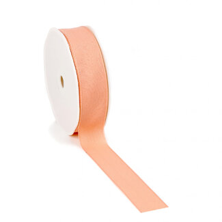 4A Salmon-Coloured Textured Ribbon | Width 25 millimetres | Length 20 metres | Per piece