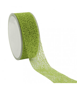 4A Apple Green Honeycomb Ribbon | Width 38 millimetres | Length 20 metres | Per piece