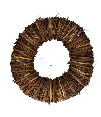 4A Mactan Grass Wreath | Colour: Brown | Diameter 35 centimetres | Per wreath