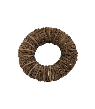 4A Mactan Grass Wreath | Colour: Brown | Diameter 25 centimetres | Per wreath